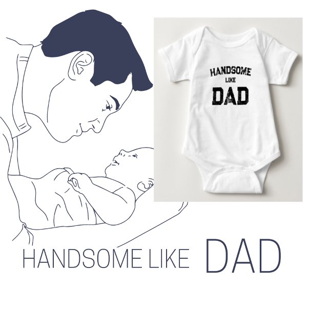 Body Beau Comme Papa Boy (Créateur téléchargé)