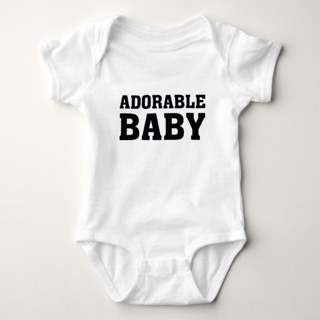 Body Bébé adorable (Devant)