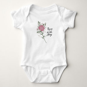 Body Bébé adorable profite des petites choses Citation