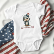 Bébé aigle patriotique 4 juillet