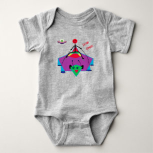 Body Bébé Alien Rigolo - Cowboy