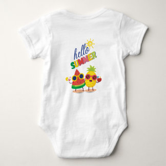 body bébé "Bonjour l'été"