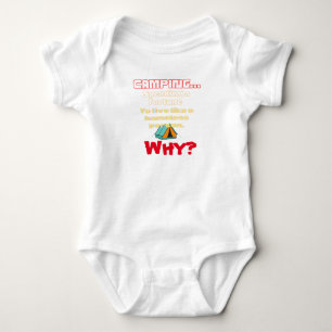 Body Bébé camping humour drôle