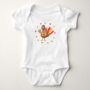 Body Bébé canadien Turquie de thanksgiving