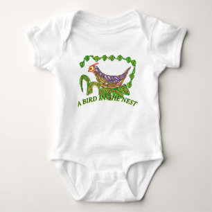 Body bébé canard mignon natation graphique de natu