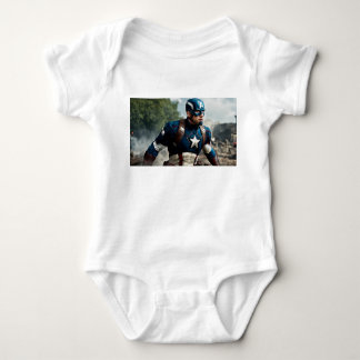 Body bébé Captain America adorable