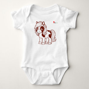 Body bébé Cheval Poney Chibi Adorable