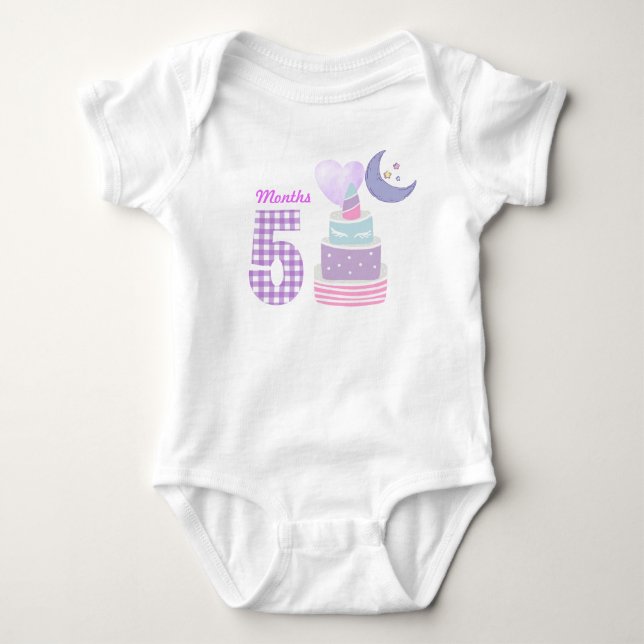 Body bébé cinq mois (Devant)