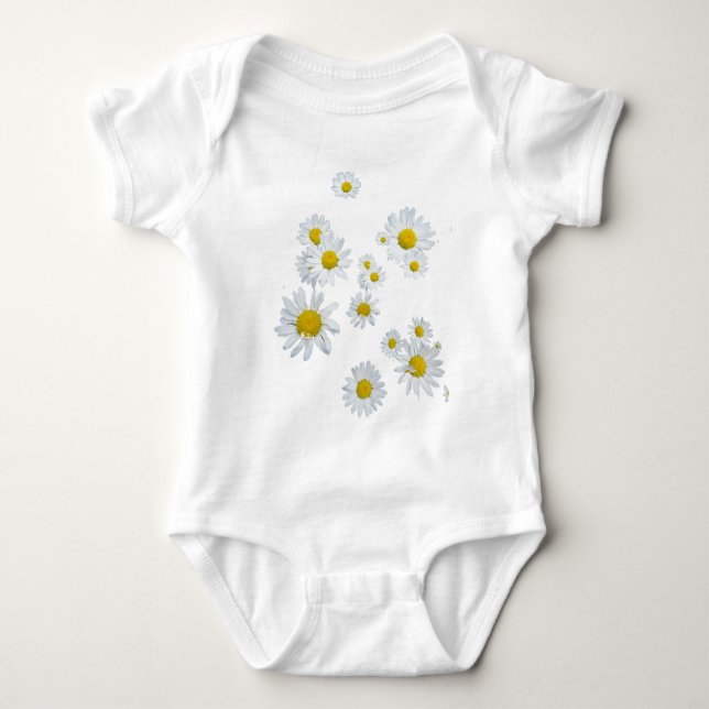 Body Bébé Daisers Blancs (Devant)