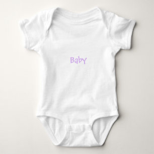Body Bébé dans le violet clair
