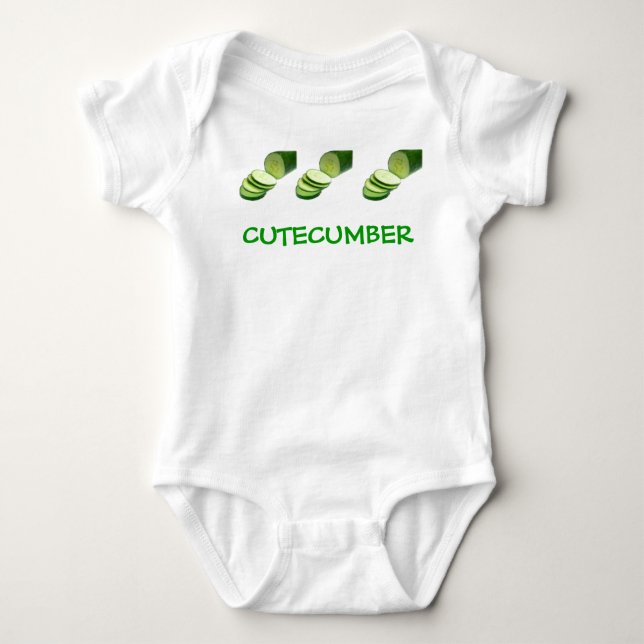 BODY BÉBÉ DE CONCOMBRE DE CUTECUMBER (Devant)