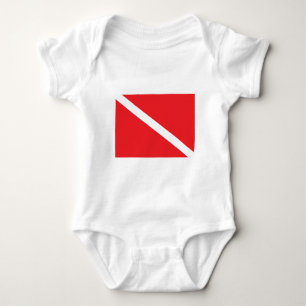 Body Bébé de drapeau de piqué de SCAPHANDRE