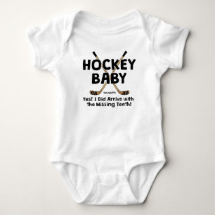 Body Bébé de hockey amusant les dents manquantes bébé
