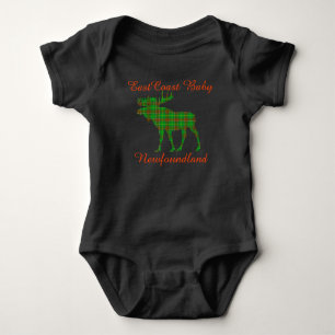 Body Bébé de la côte Est de Terre-Neuve tartan Moose
