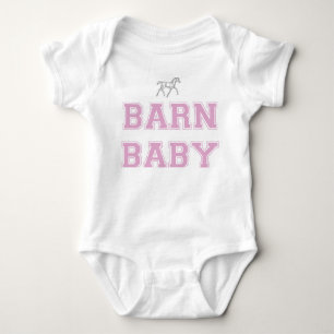Body Bébé de la grange une pièce - rose