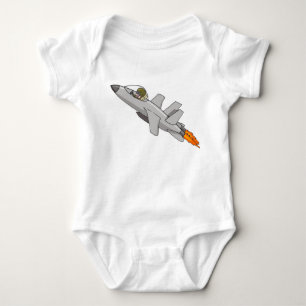 Body Bébé de pilote d'avion de chasse de jet
