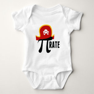 Body Bébé de pirate de symbole de pi