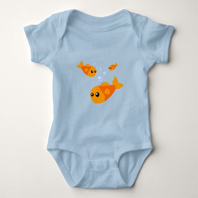 Body Bébé de poisson mignon (Devant)