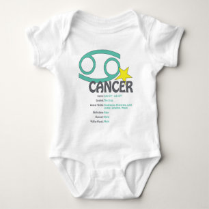 Body Bébé de traits de Cancer