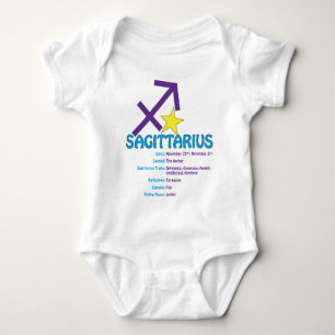 Body Bébé de traits de Sagittaire