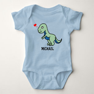 Body bébé dessin d'un T-Rex par un enfant