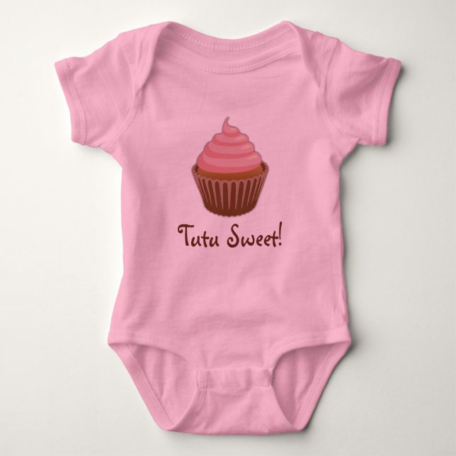 Body Bébé doux de petit gâteau de tutu (Devant)