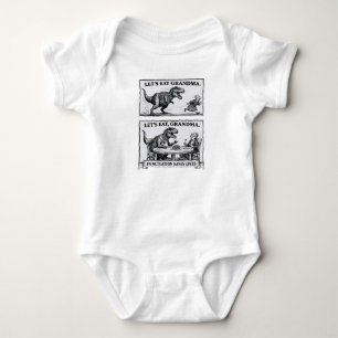 Body bébé drôle de grammaire – “Mangeons, Grand-mè