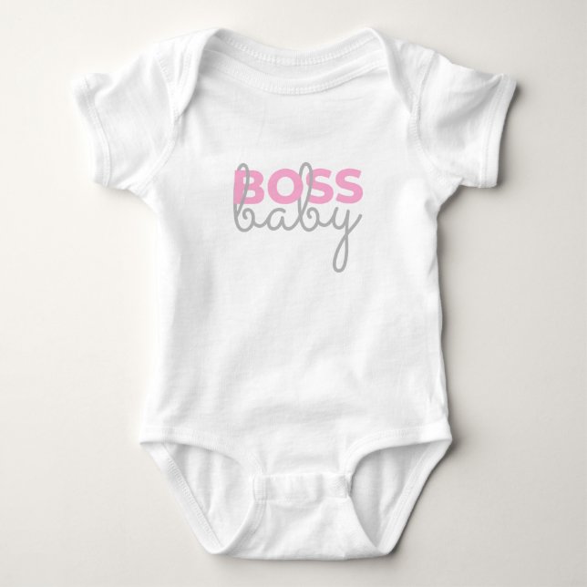 Body Bébé du chef - rose (Devant)