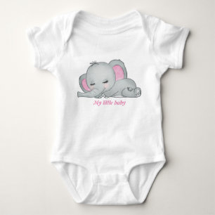 Body Bébé éléphant aux oreilles roses
