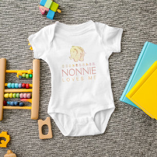 Body Bébé éléphant mignon Nonnie m'aime