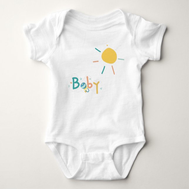 Body bébé et soleil (Devant)