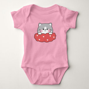 Body bébé fille 'Mignon petit chaton' – Conception