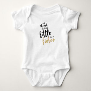 Body Bébé Fille Mignonne Un Peu Féroce Paillettes