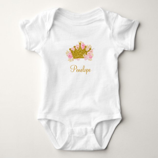Body Bébé fille princesse (Devant)