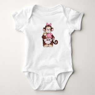 Body Bébé Fille Singe
