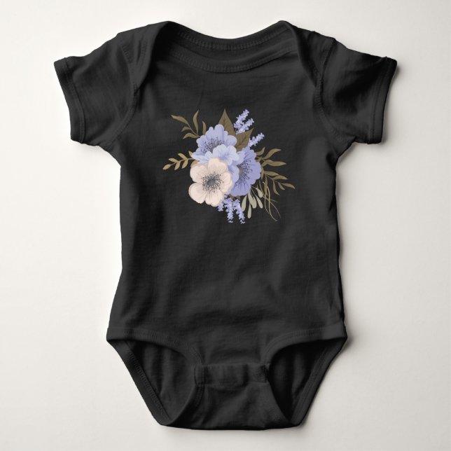 body bébé fleur (Devant)