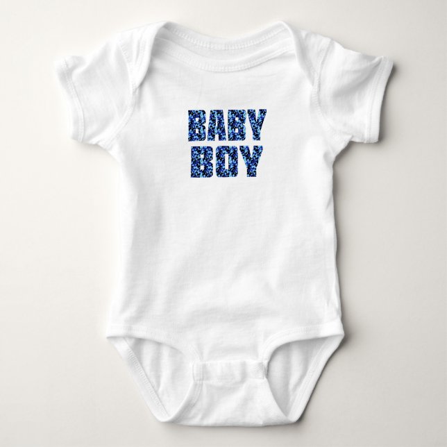 Body Bébé garçon (bleu) (Devant)