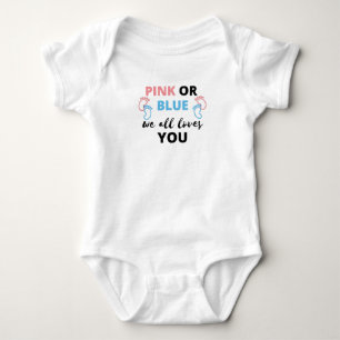 Body Bébé Genre Révéler Les Idées Rose Ou Bleu Nous Aim