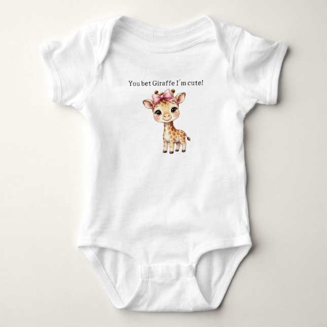 Body Bébé girafe fille (Devant)