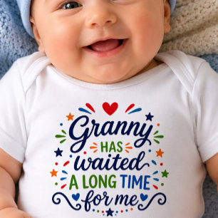 Body bébé Granny a attendu longtemps