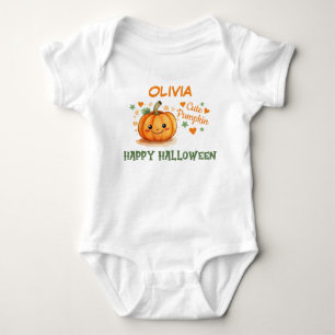 Body Bébé Halloween Mignon Citrouille 