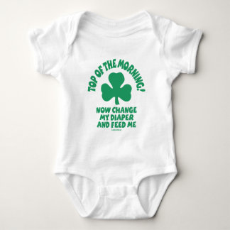 Body Bébé irlandais - dessus du matin !