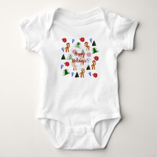 Body bébé Joyeuses Fêtes (Devant)
