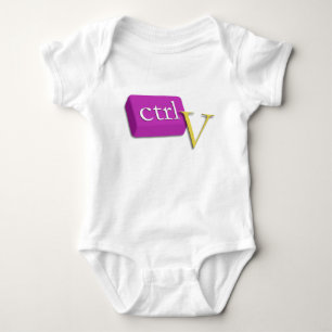 Body Bébé jumeau nerd 2 d'ordinateur de 2 (CTRL V)