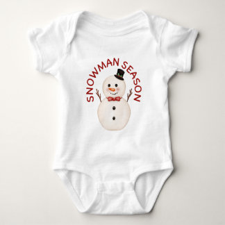 Body bébé Kawaii Bonhomme de Neige Saison