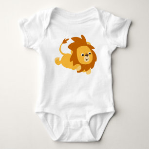 Body Bébé Lion de jeu de caricature mignon