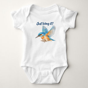 Body bébé Martin-pêcheur