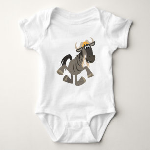 Body Bébé mignon Cartoon Danser Wildebeest Bébé