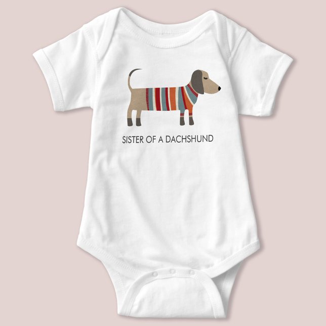 Body bébé mignon de teckel (Créateur téléchargé)