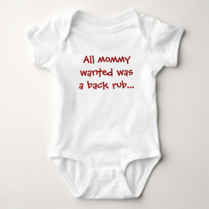 Body Bébé mignon d'énonciation